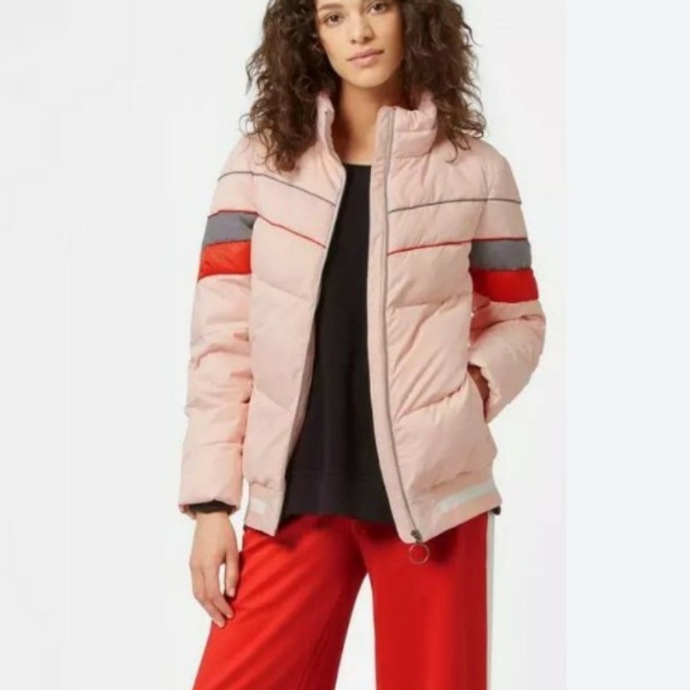 Sweaty Betty Reggie Pink Retro Puffer Coat